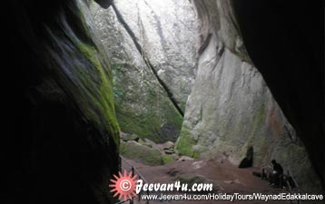 Inside Edakkal cave